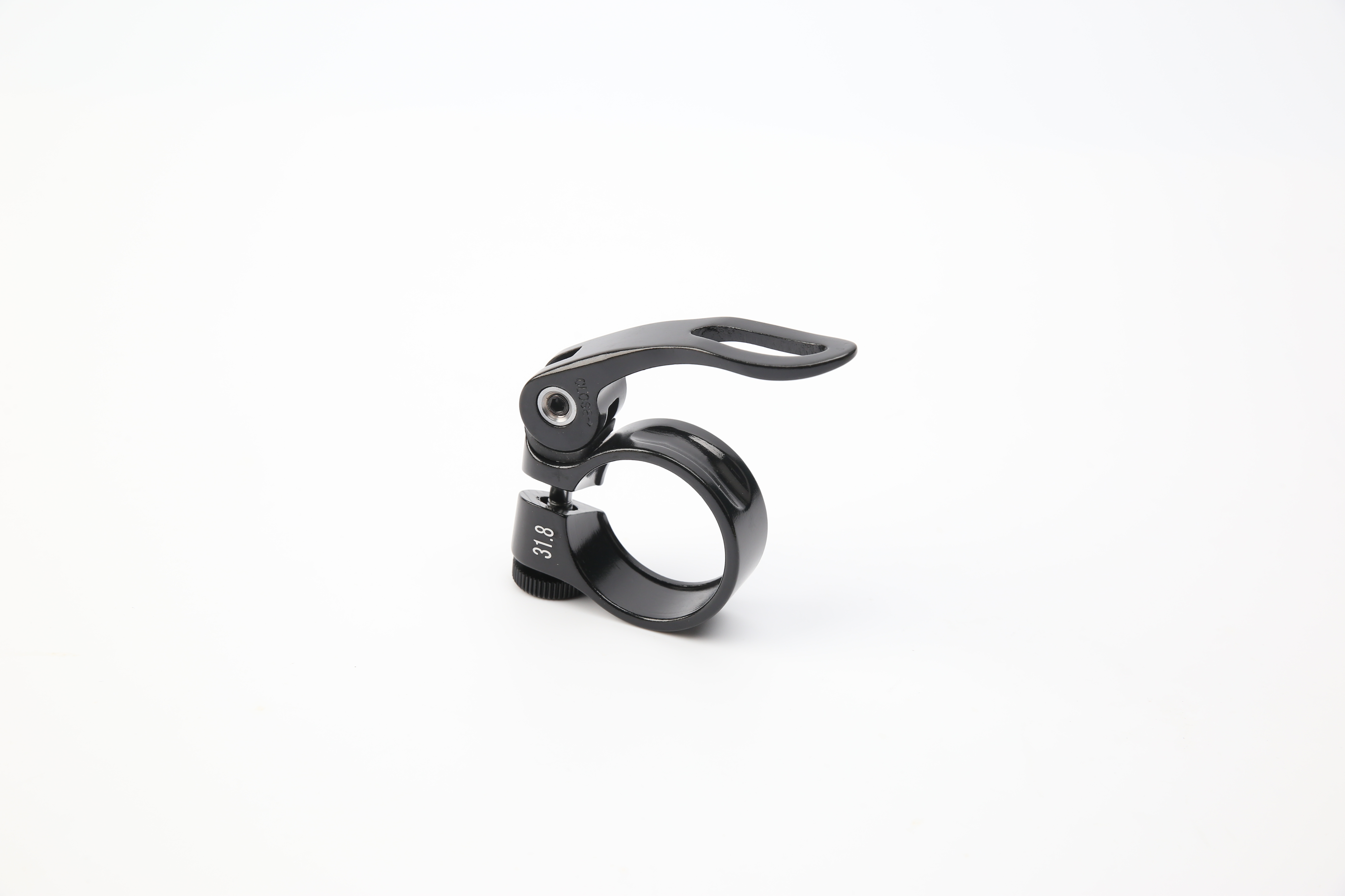 Sattelklemmring  31,8 schwarz matt thin type,∮31.8,w/hex M6 screw,w/o LOGO