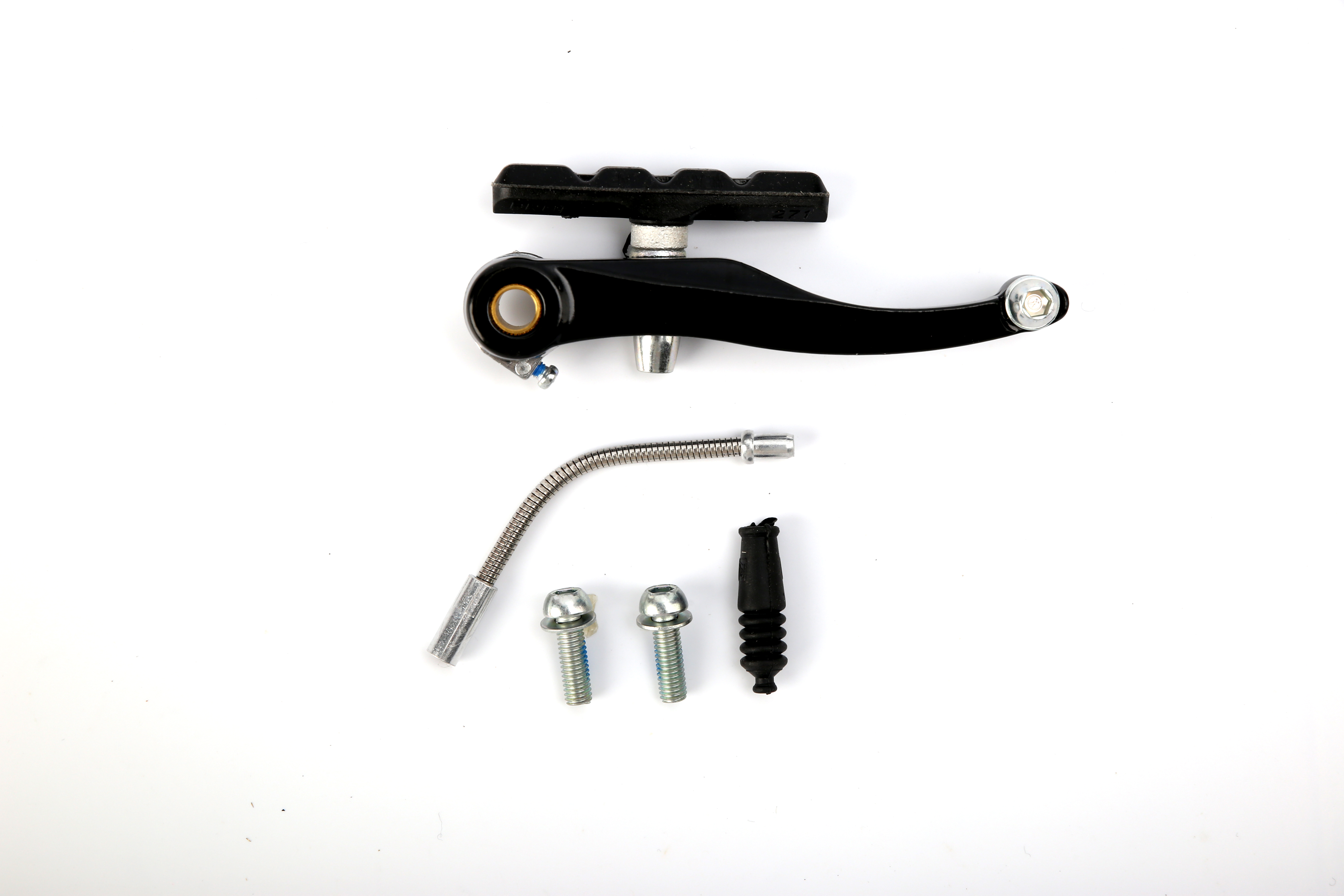 Bremsk.-h V-Br. TX-117 ed black finish alloy Flex Pipe