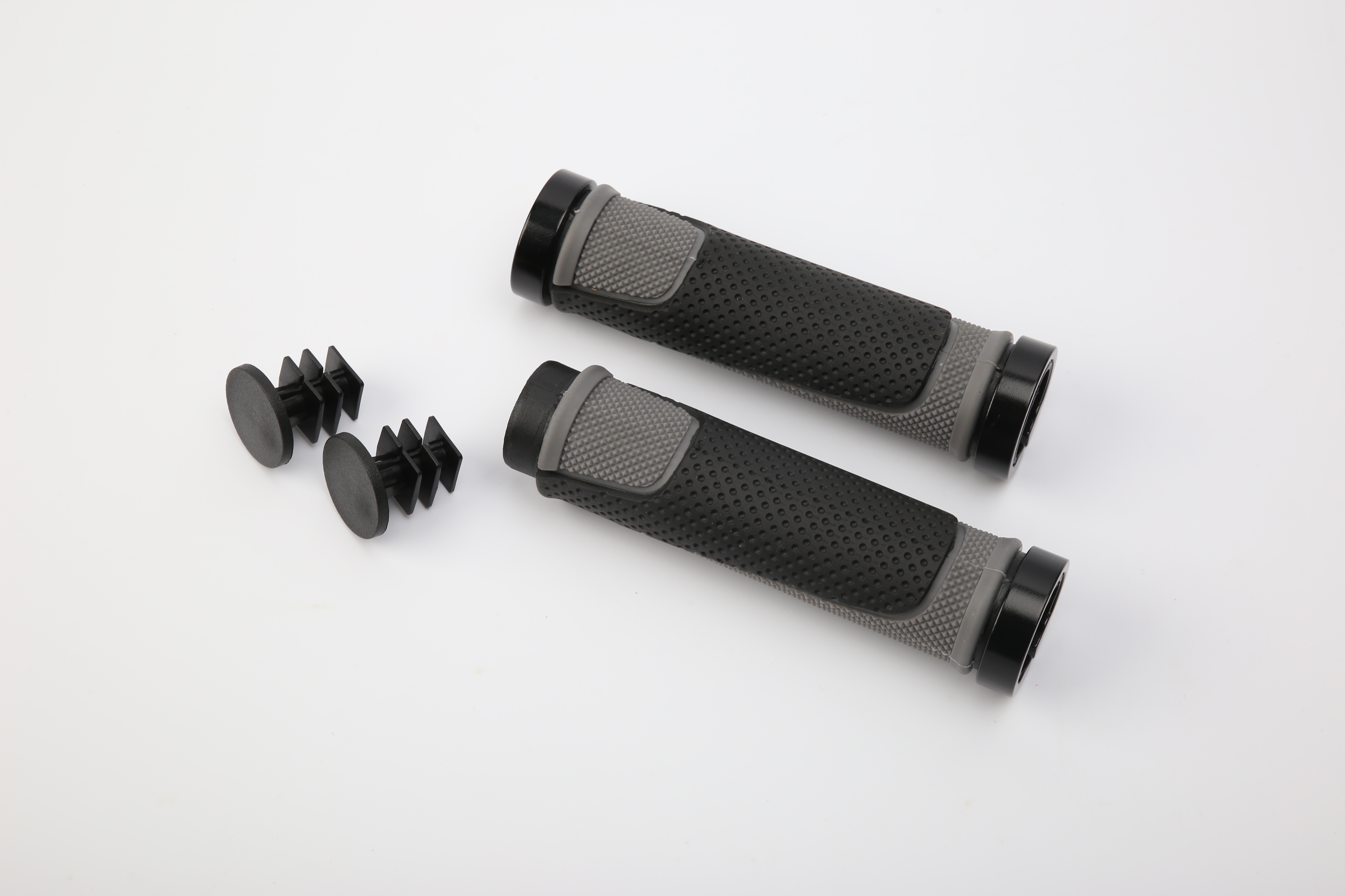 Lenkergriff 130/130mm HL G-308- black RUBBER, PAHS