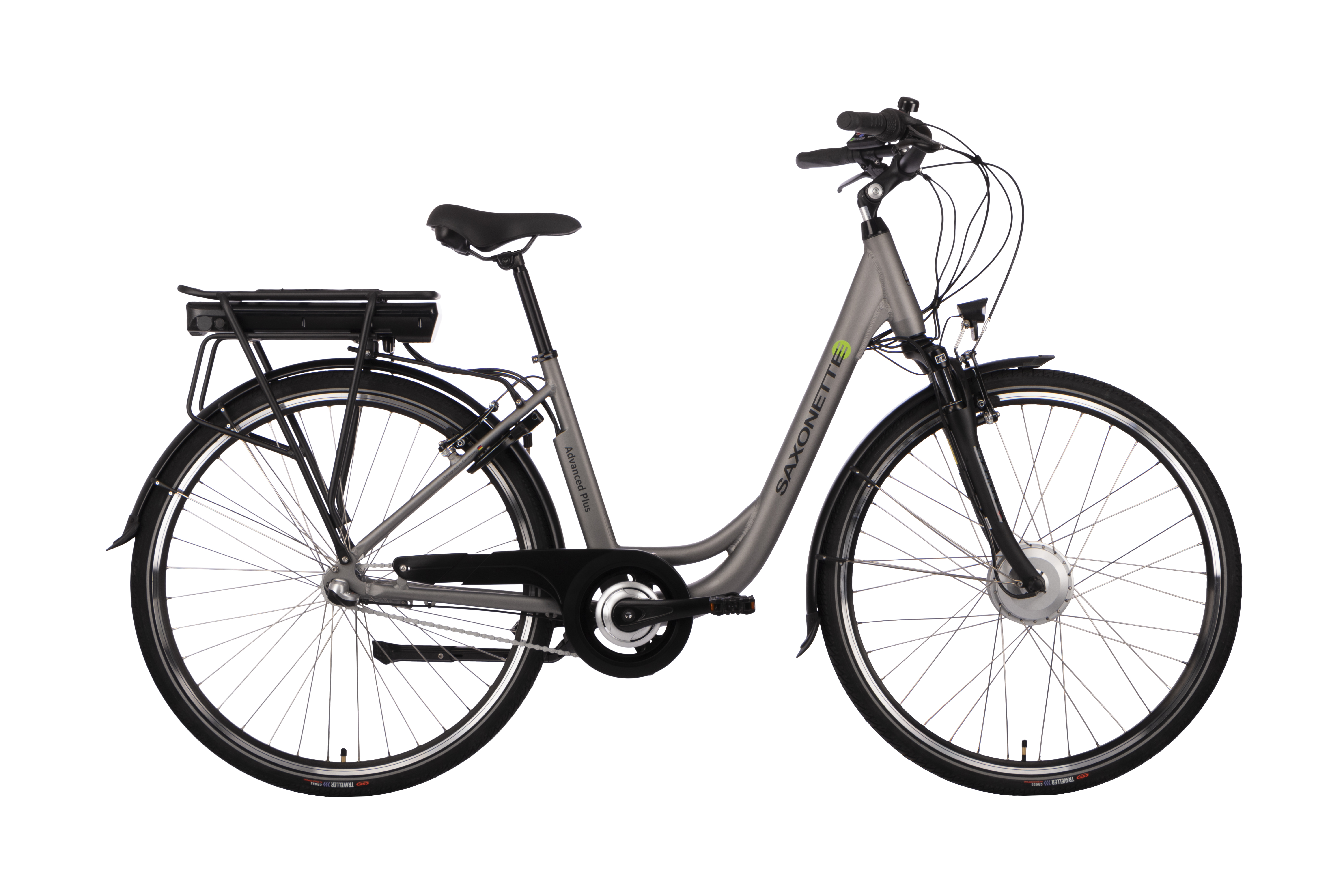 SAXONETTE Advanced Plus E-Citybike Wave 2. Wahl neuwertig 3 Gang Nabenschaltung silber matt 