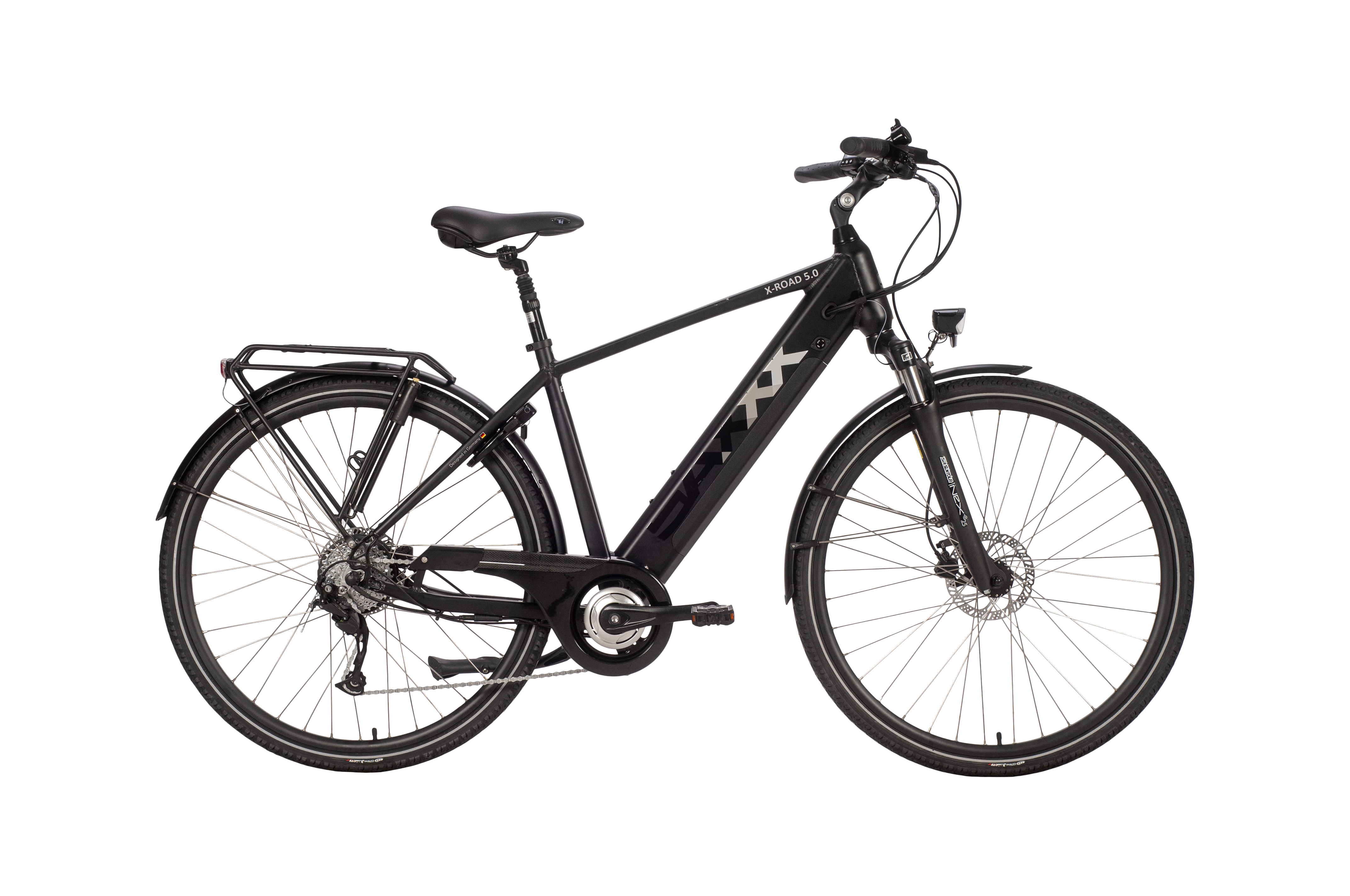 SAXXX X-Road 5.0 H28x50 9GKette FG 13Ah HM schwarz matt