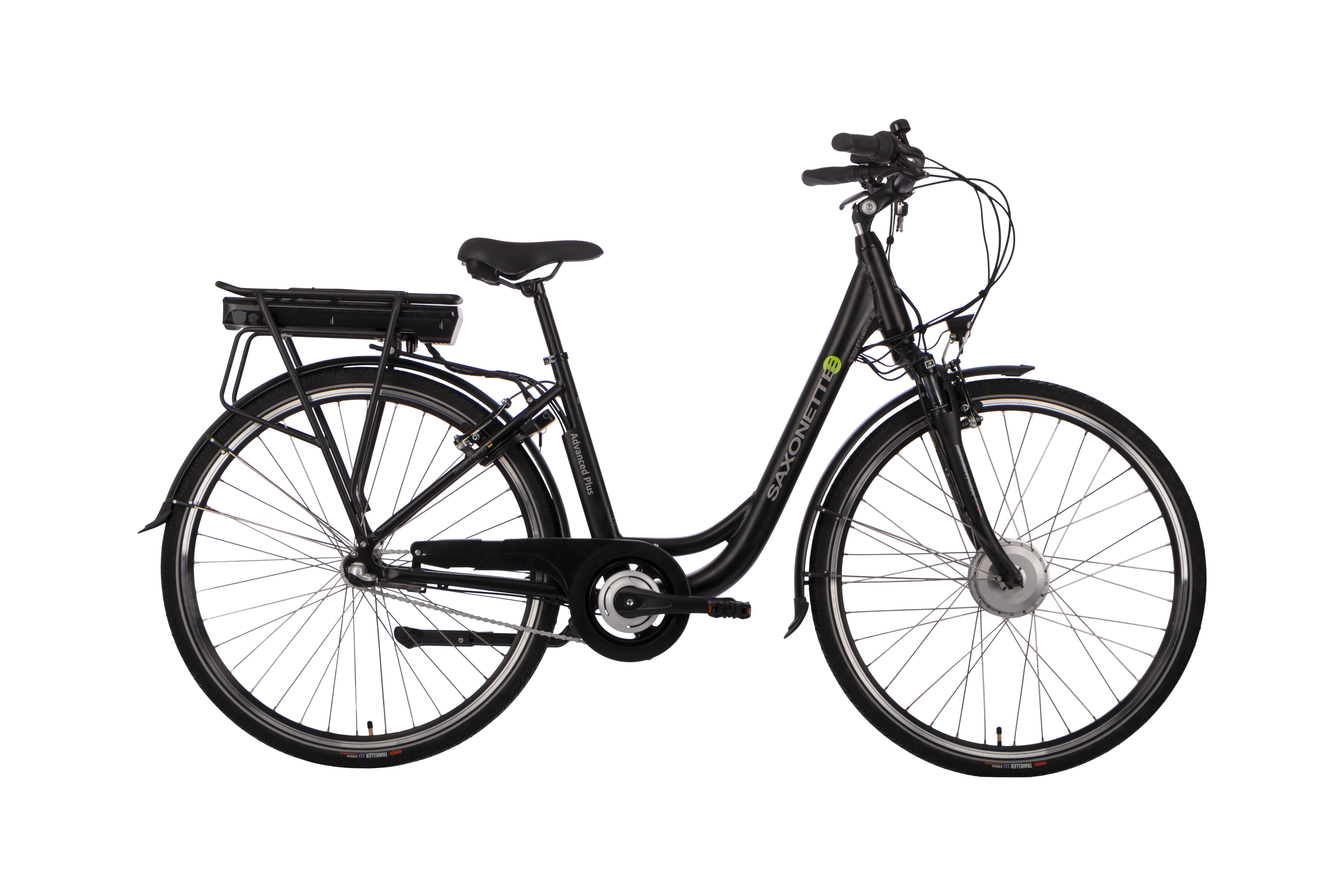 SAXONETTE Advanced Plus E-Citybike 2. Wahl neuwertig Wave 3 Gang Nabenschaltung Rücktrittbremse schwarz matt